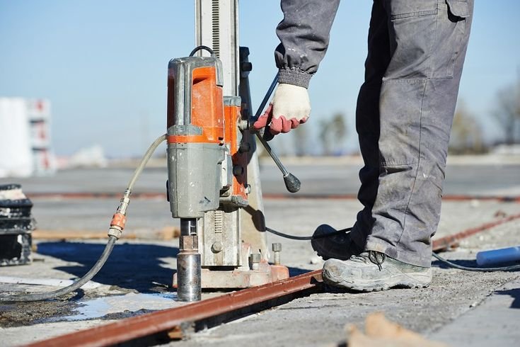 Core Cutting in Slab