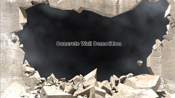 Concrete Wall Demolition