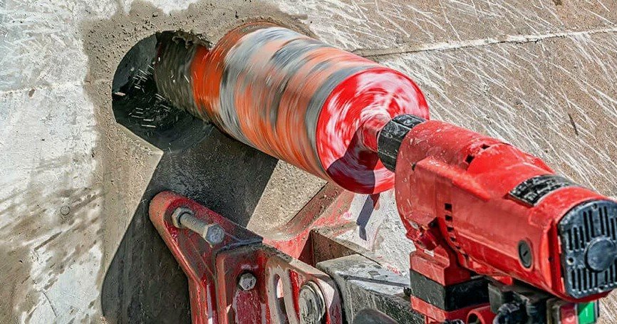Drilling Holes in Concrete Walls
