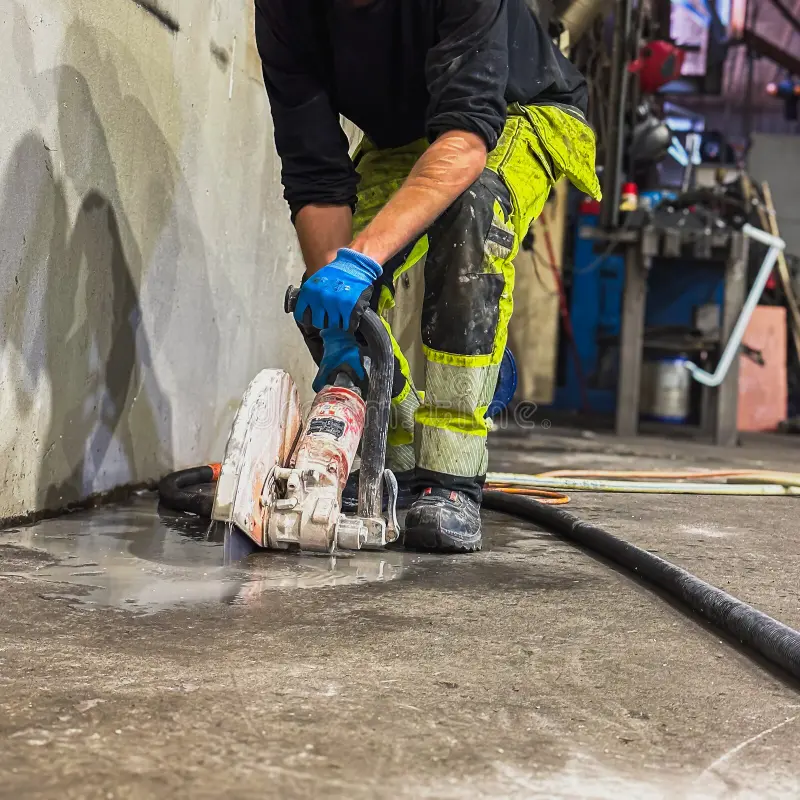 Diamond concrete cutting